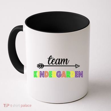 Team Kindergarten Arrow Colorful Logo Coffee Mug