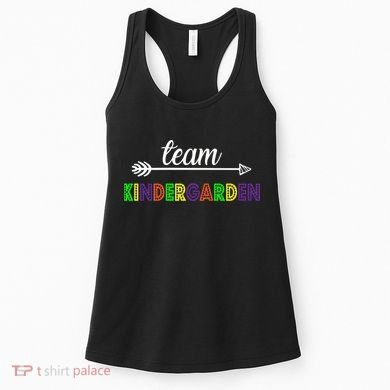 Team Kindergarten Arrow Colorful Logo Women's Tank Top