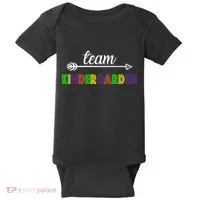 Team Kindergarten Arrow Colorful Logo Baby Bodysuit thumb 0