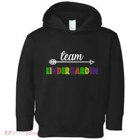 Team Kindergarten Arrow Colorful Logo Toddler Hoodie thumb 0