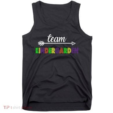 Team Kindergarten Arrow Colorful Logo Tank Top
