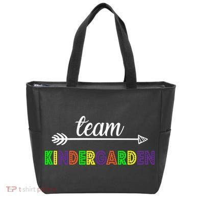 Team Kindergarten Arrow Colorful Logo Tote Bag