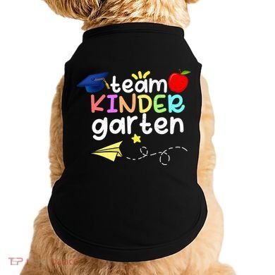 Team Kindergarten Cute Back To Scool Doggie Tank