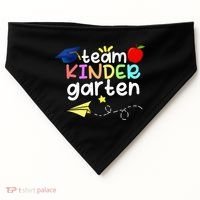 Team Kindergarten Cute Back To Scool USA-Made Doggie Bandana thumb 0