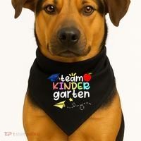 Team Kindergarten Cute Back To Scool USA-Made Doggie Bandana thumb 1