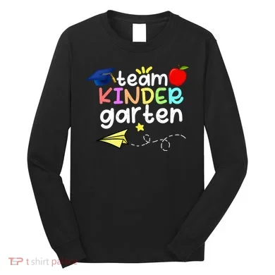 Team Kindergarten Cute Back To Scool Long Sleeve Shirt