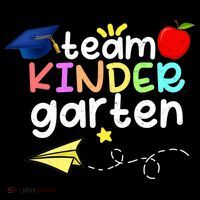 Team Kindergarten Cute Back To Scool Button thumb 1