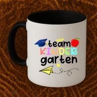 Team Kindergarten Cute Back To Scool Coffee Mug thumb 2
