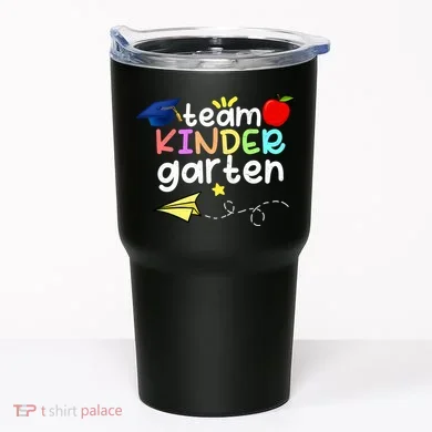 Team Kindergarten Cute Back To Scool Tumbler