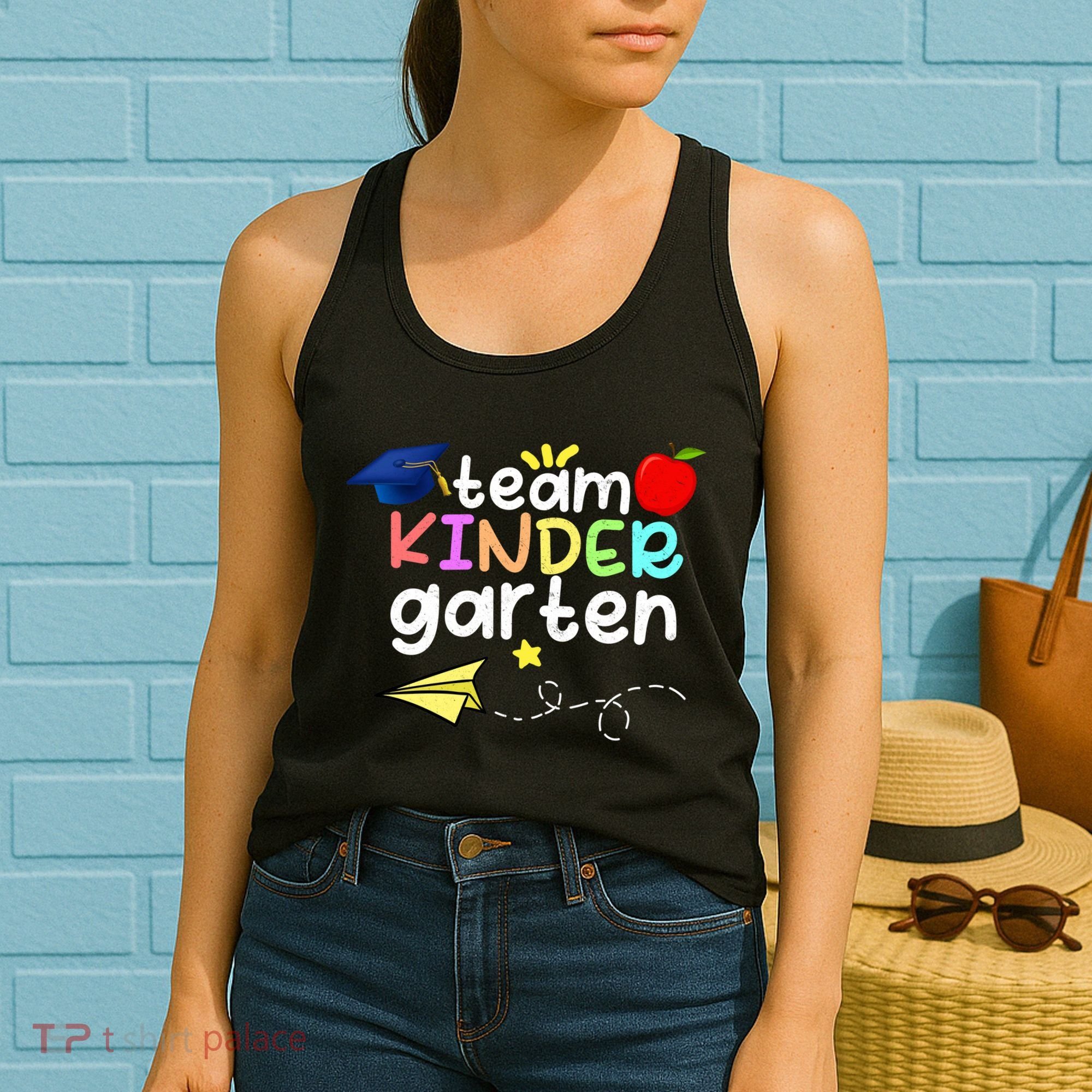 Team Kindergarten Cute Back To Scool Women's Tank Top
