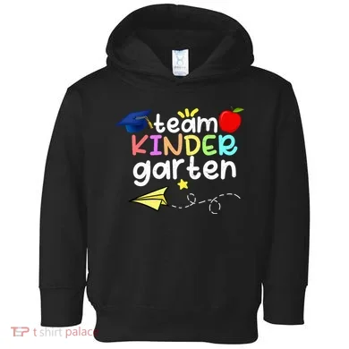 Team Kindergarten Cute Back To Scool Toddler Hoodie