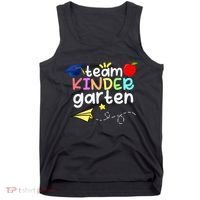 Team Kindergarten Cute Back To Scool Tank Top thumb 0