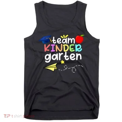 Team Kindergarten Cute Back To Scool Tank Top