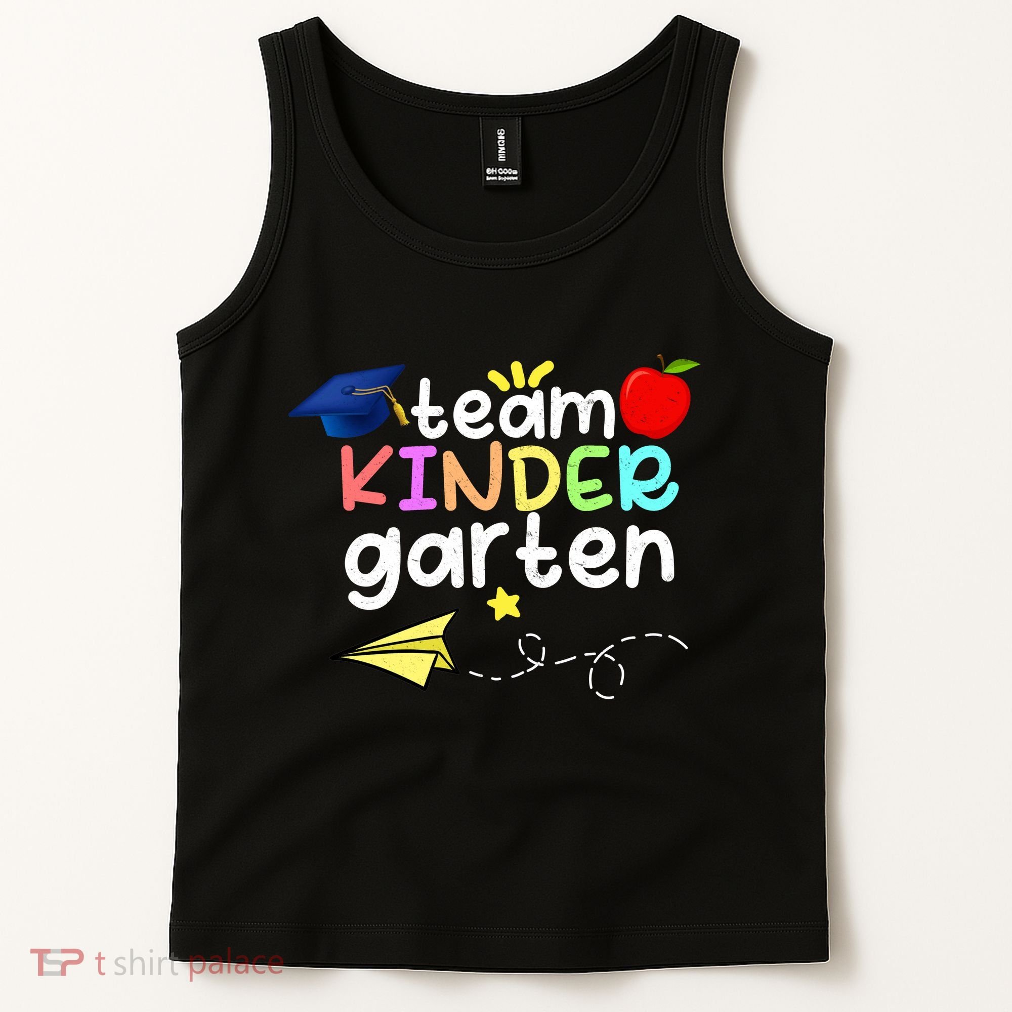 Team Kindergarten Cute Back To Scool Tank Top