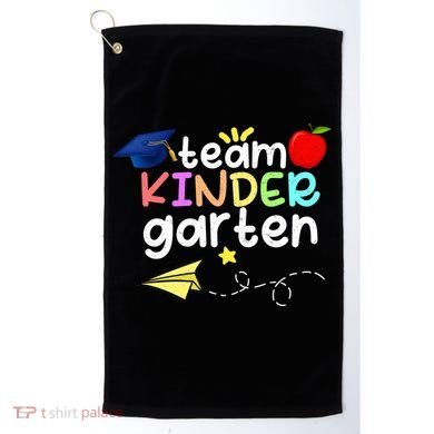 Team Kindergarten Cute Back To Scool Golf Towel