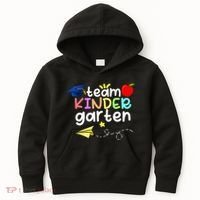 Team Kindergarten Cute Back To Scool Kids Hoodie thumb 0