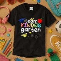 Team Kindergarten Cute Back To Scool Kids T-Shirt thumb 3