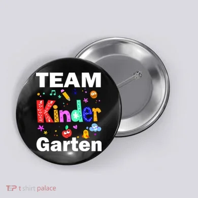 Team Kindergarten Teacher Button