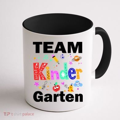 Team Kindergarten Teacher Coffee Mug back