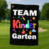 Team Kindergarten Teacher Golf Towel thumb 1