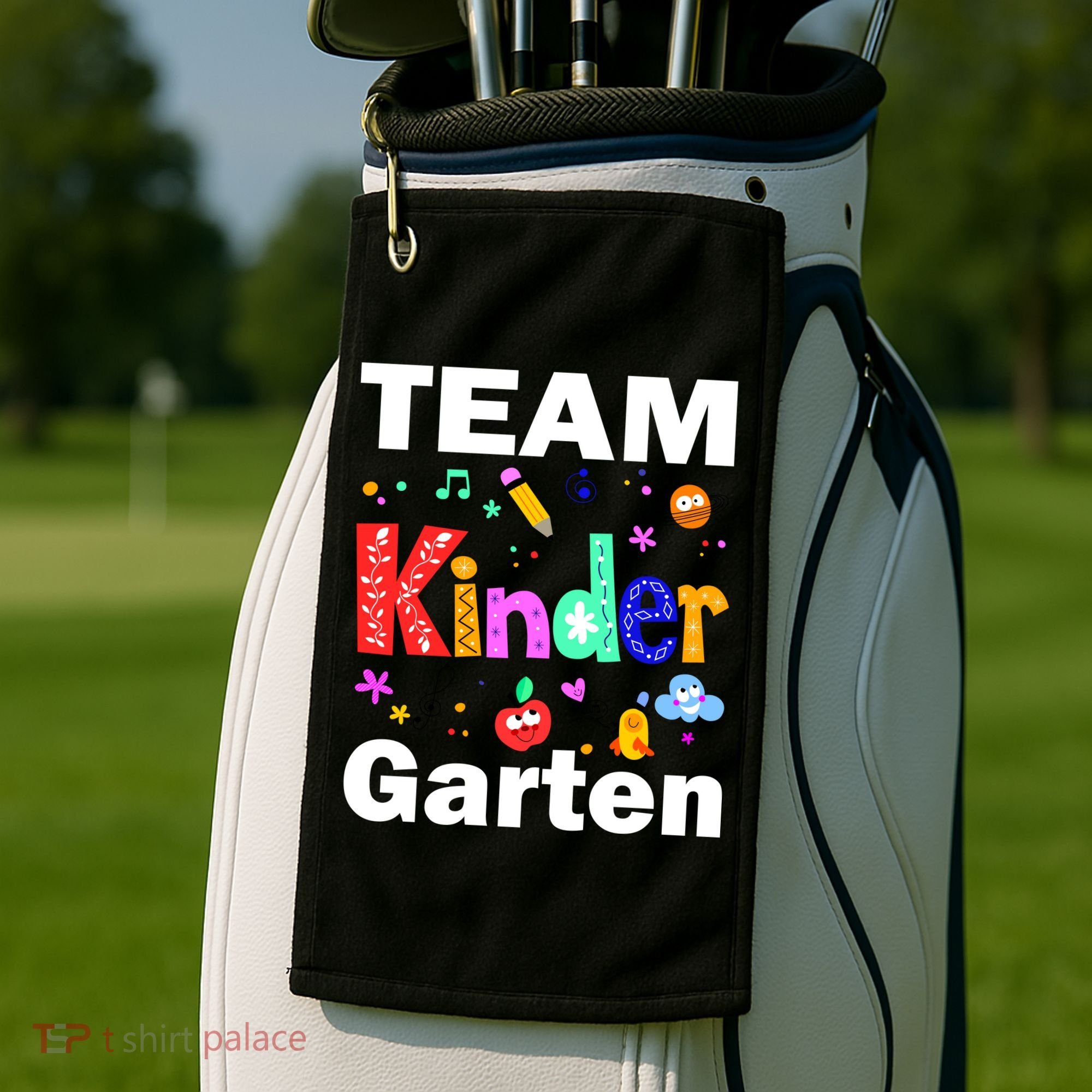 Team Kindergarten Teacher Golf Towel