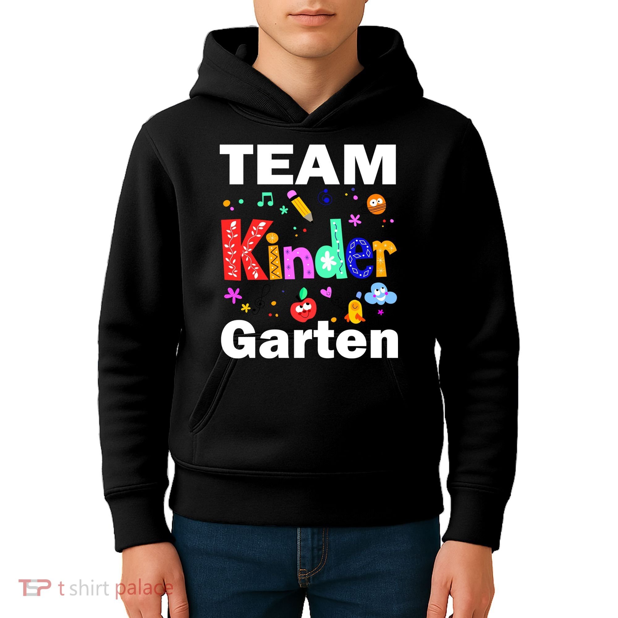 Team Kindergarten Teacher Kids Hoodie