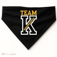 Team Kindergarten Teacher Logo USA-Made Doggie Bandana thumb 0
