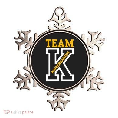 Team Kindergarten Teacher Logo Ornament