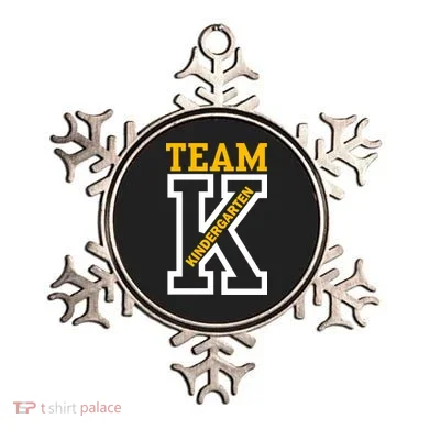 Team Kindergarten Teacher Logo Ornament