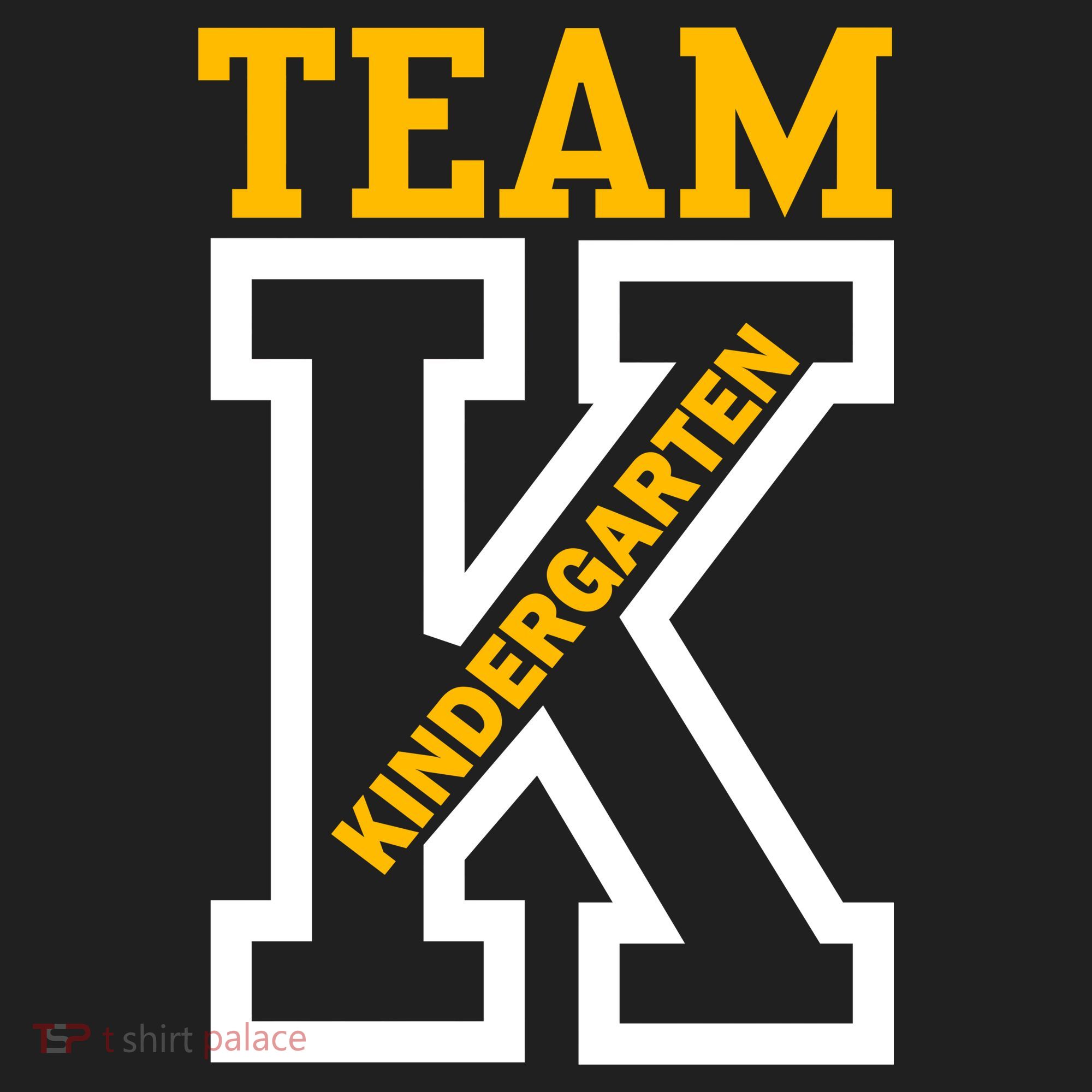Team Kindergarten Teacher Logo Golf Towel