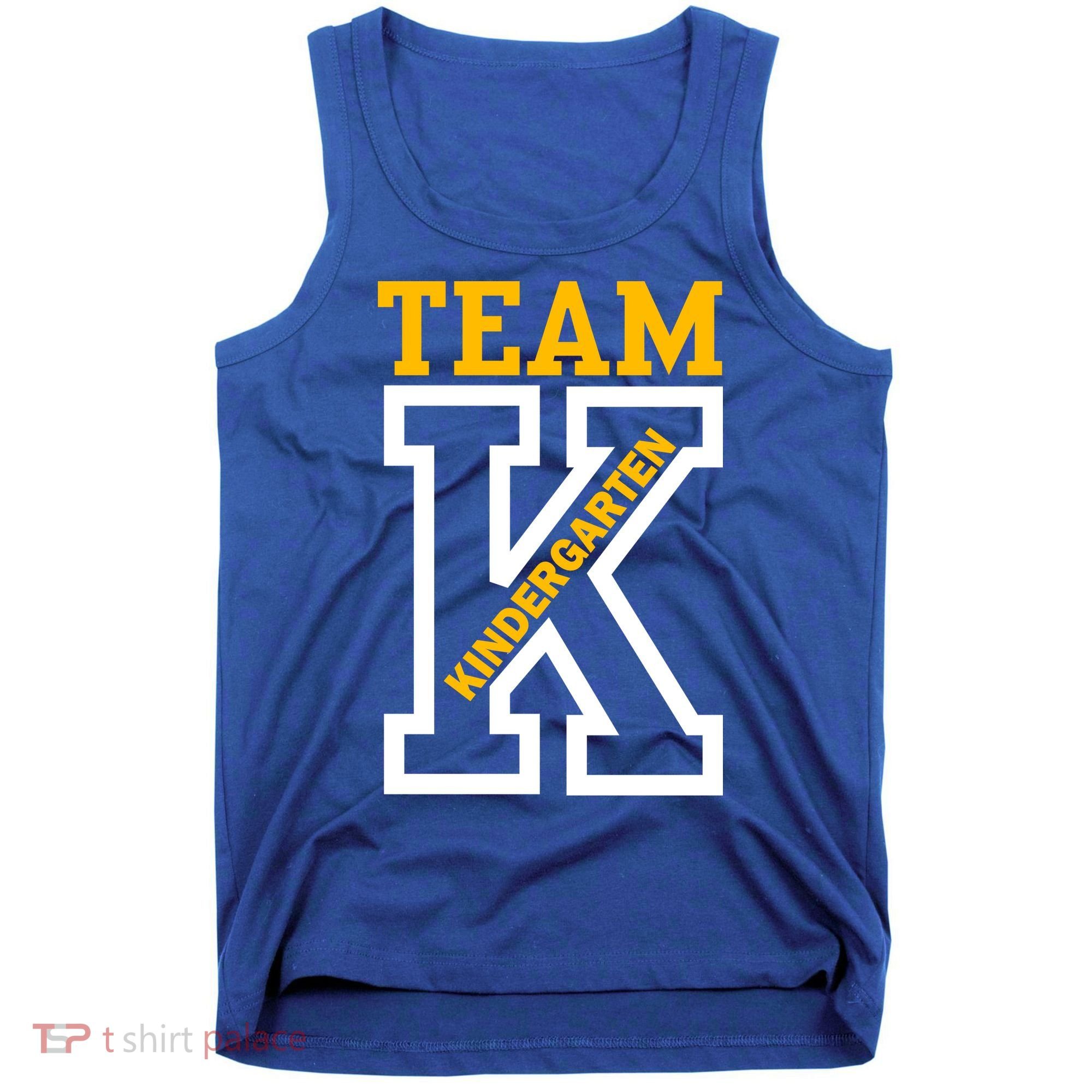 Team Kindergarten Teacher Logo Tank Top