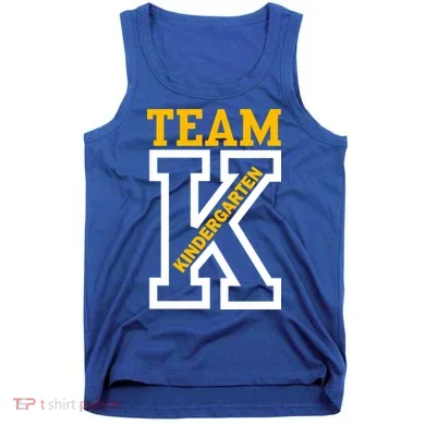 Team Kindergarten Teacher Logo Tank Top