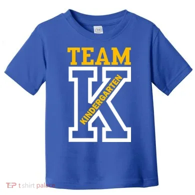 Team Kindergarten Teacher Logo Toddler T-Shirt