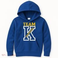 Team Kindergarten Teacher Logo Kids Hoodie thumb 0