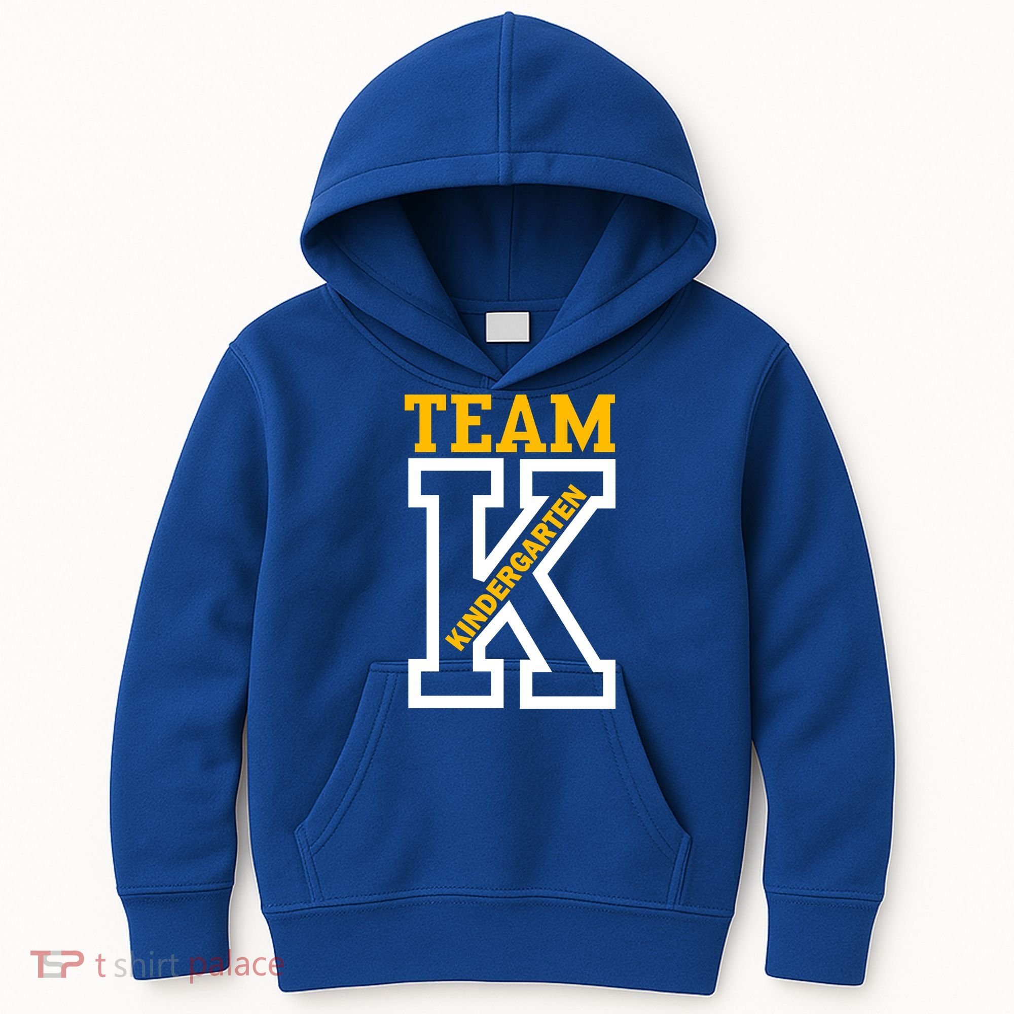 Team Kindergarten Teacher Logo Kids Hoodie