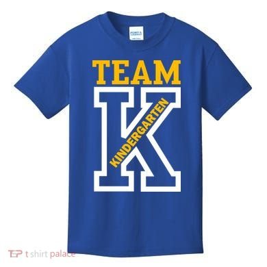 Team Kindergarten Teacher Logo Kids T-Shirt