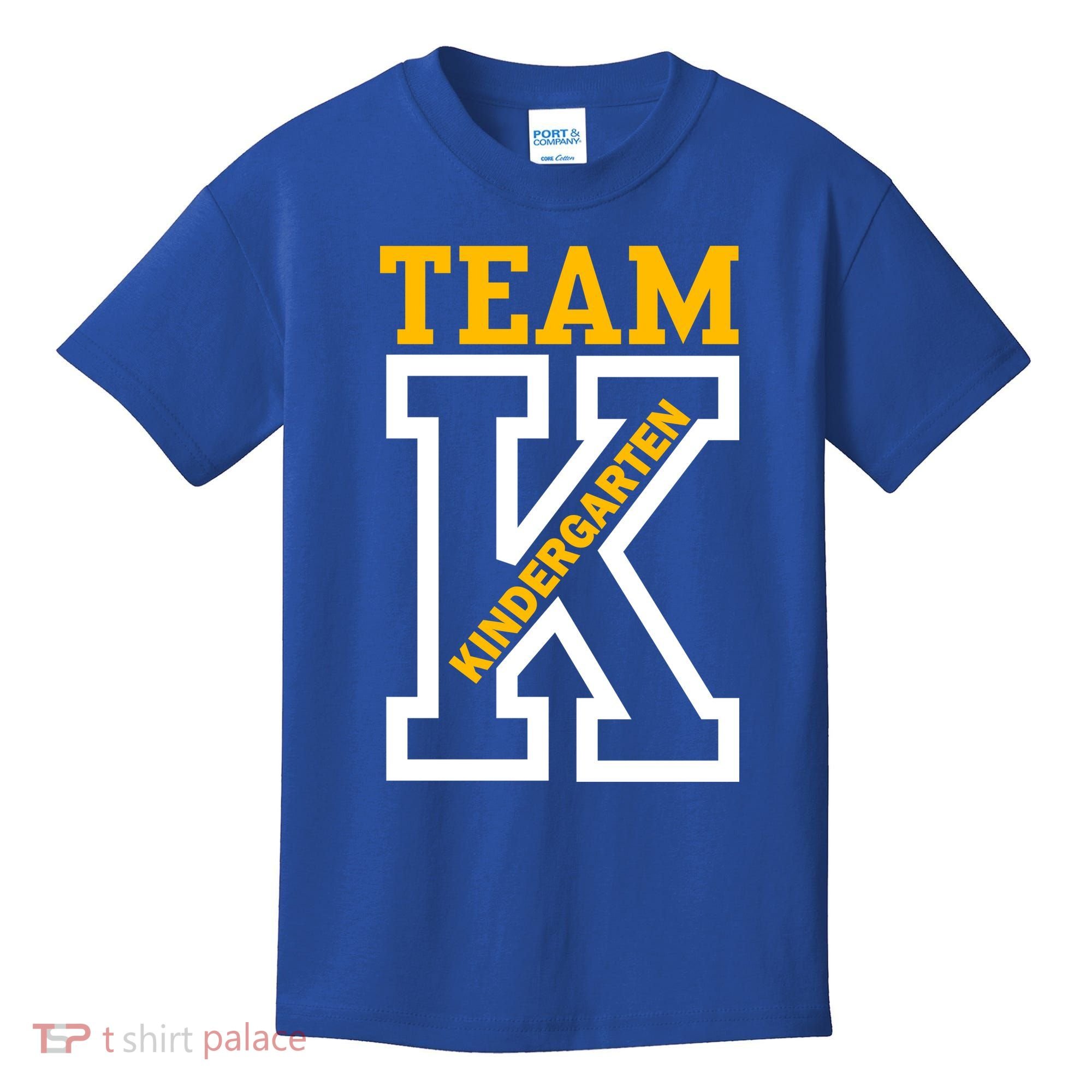 Team Kindergarten Teacher Logo Kids T-Shirt