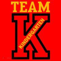 Team Kindergarten Teacher Logo Santa Hat thumb 1