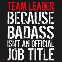 Team Leader Because Badass Isn't An Official Job Title Long Sleeve Shirt thumb 2