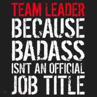 Team Leader Because Badass Isn't An Official Job Title Hat thumb 2