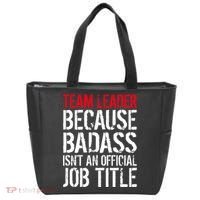 Team Leader Because Badass Isn't An Official Job Title Tote Bag thumb 0