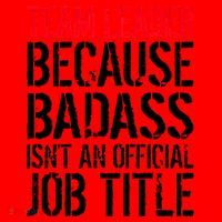 Team Leader Because Badass Isn't An Official Job Title Santa Hat thumb 1