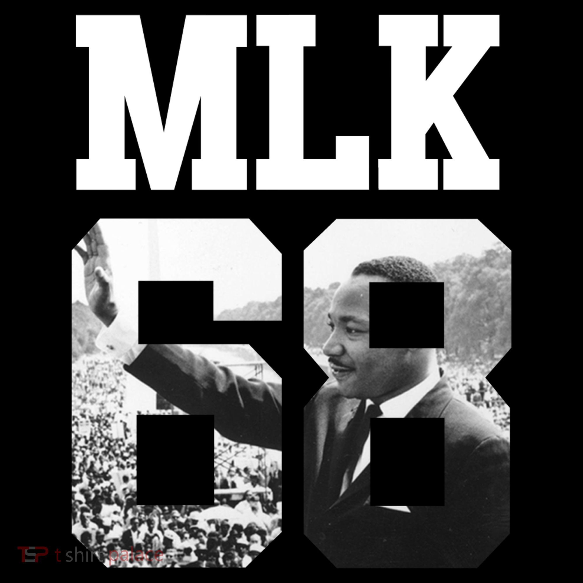 Team MLK 68 Martin Luther King USA-Made Doggie Bandana