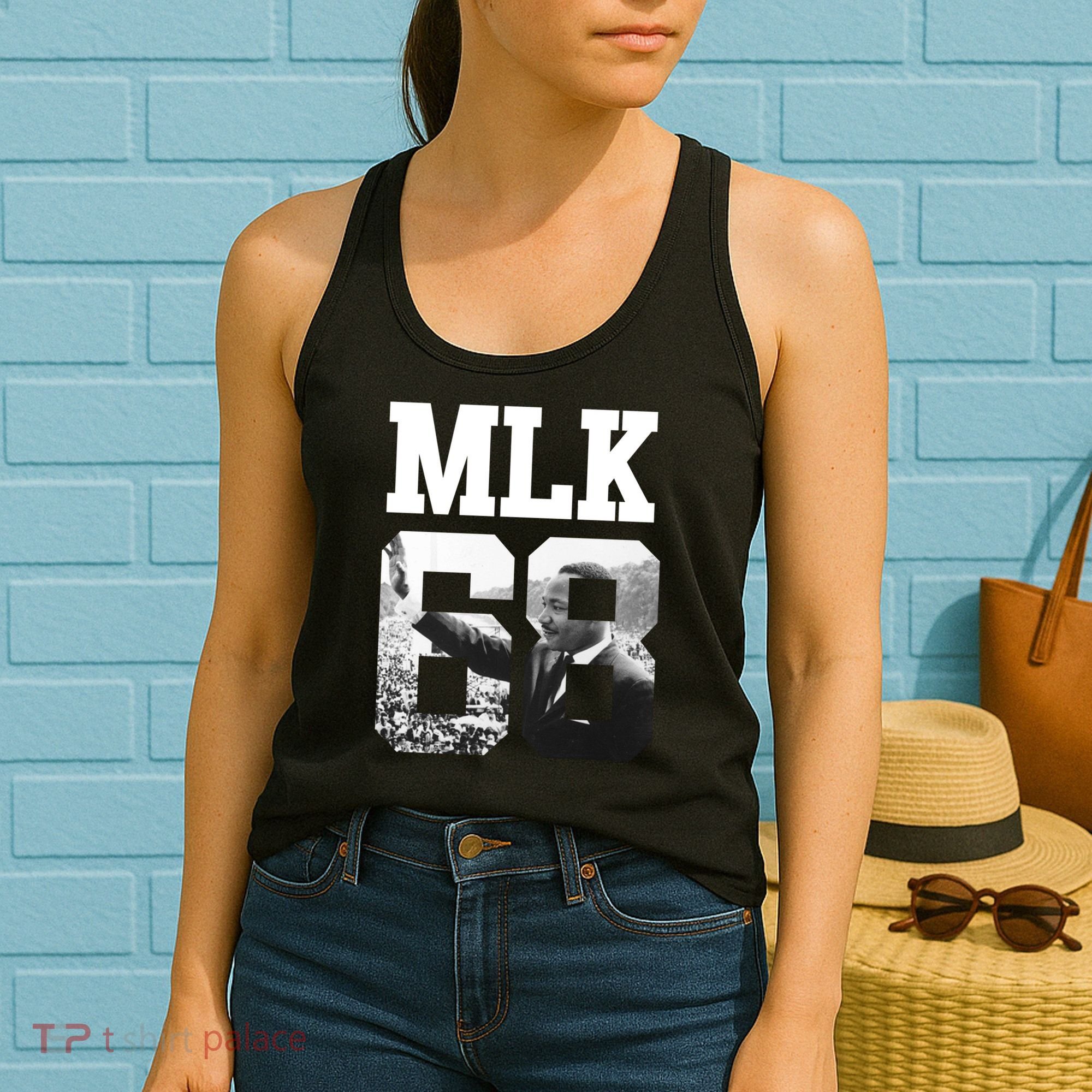Team MLK 68 Martin Luther King Women's Tank Top