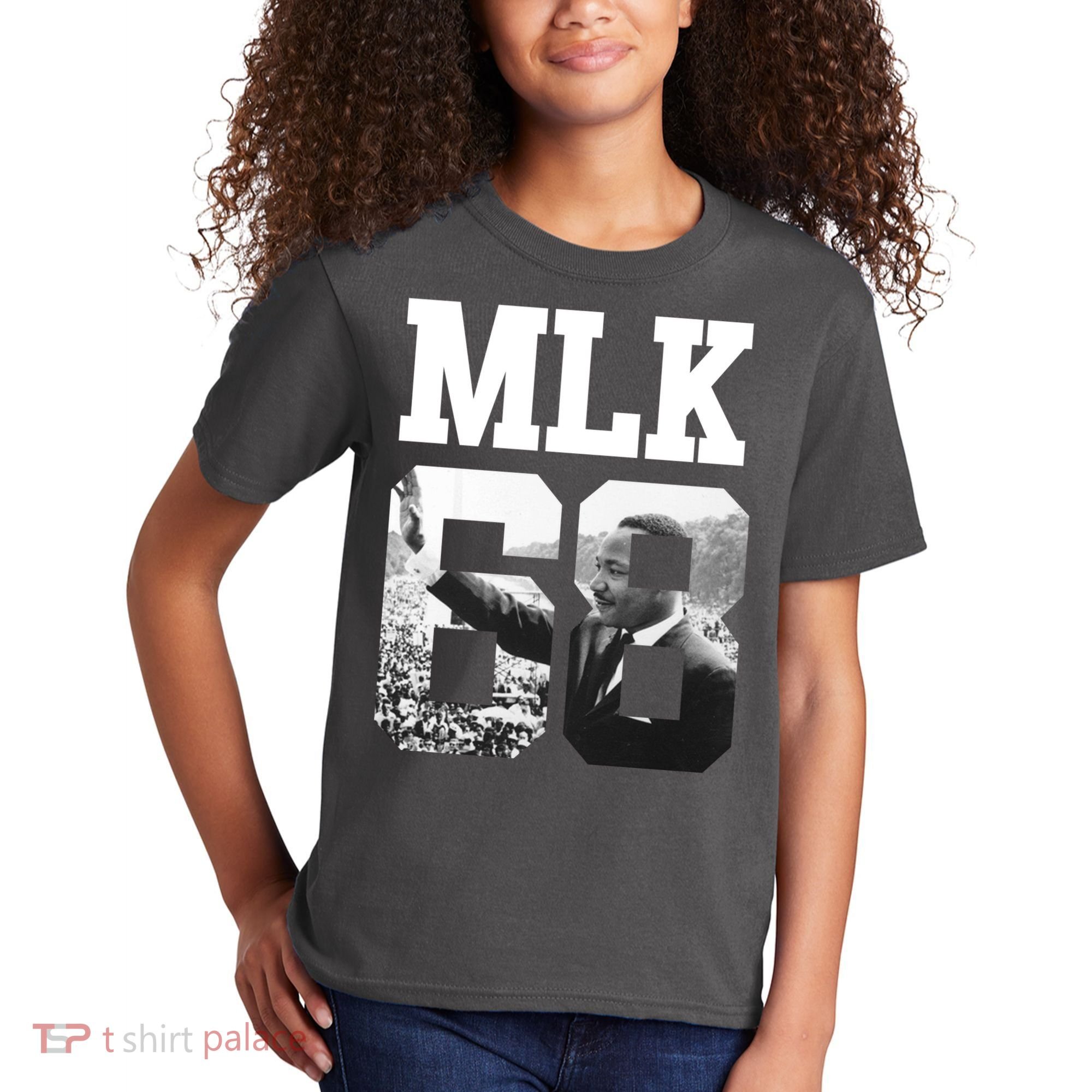 Team MLK 68 Martin Luther King Kids T-Shirt