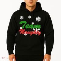 Team Naughty Matching Christmas Hoodie thumb 2