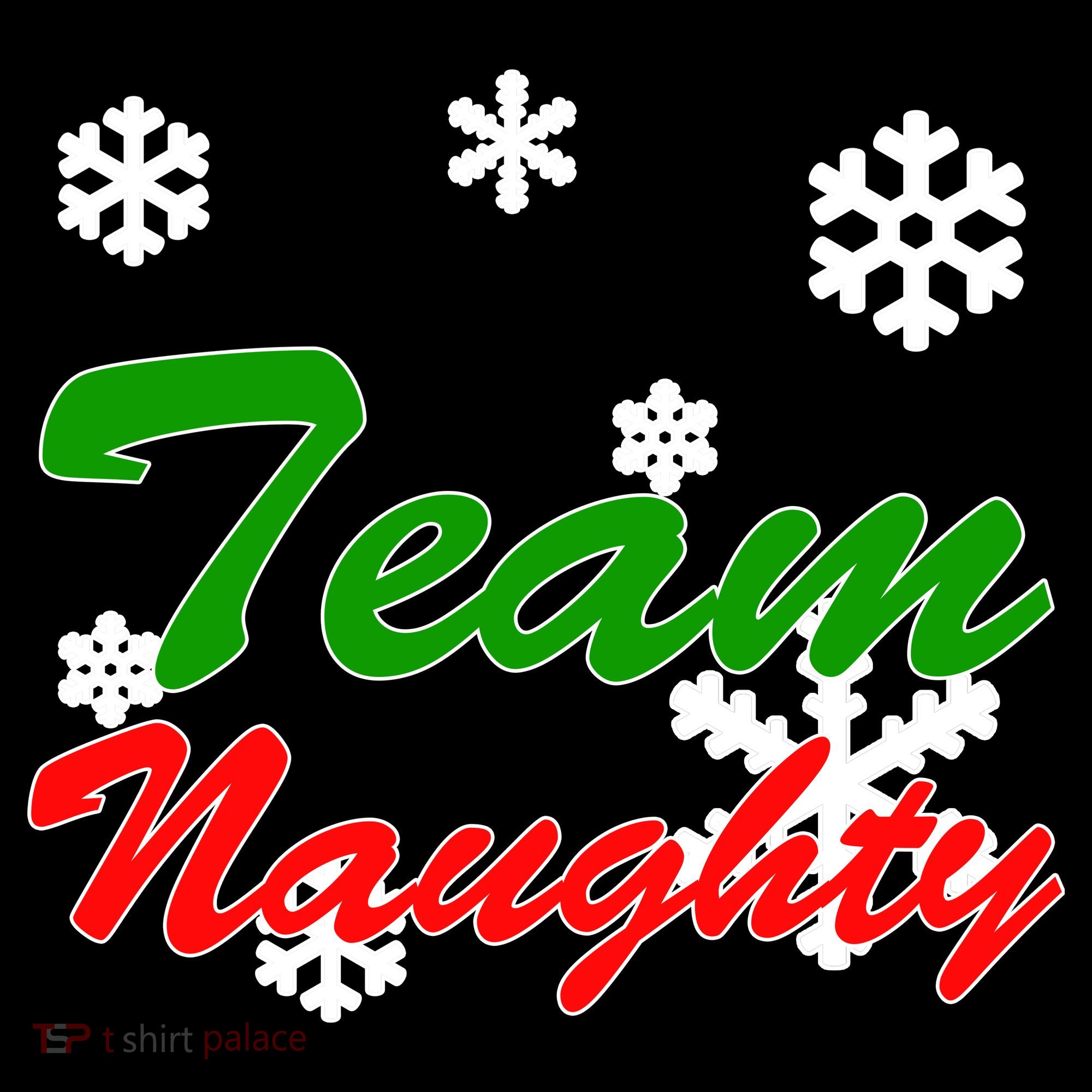 Team Naughty Matching Christmas Hoodie