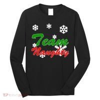 Team Naughty Matching Christmas Long Sleeve Shirt thumb 0