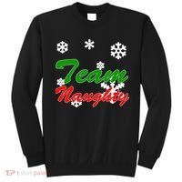 Team Naughty Matching Christmas Sweatshirt thumb 0
