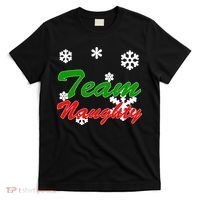 Team Naughty Matching Christmas T-Shirt thumb 0